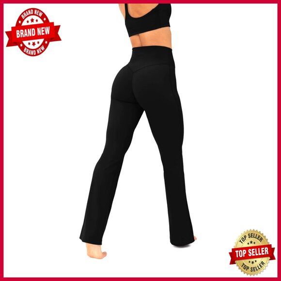 High Waisted Flare Leggings Buttery Soft Yoga Pants FlexFlow